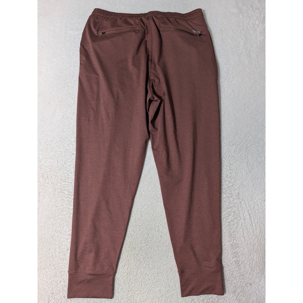 NEW! Vuori Sunday Performance Joggers Mens XL Red Maroon Stretch XL/28 - Picture 4 of 9